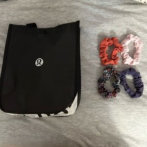 Lululemon Scrunchies & Bag